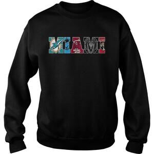 Miami Sport Teams Dolphins Marlins Heat Florida Panthers Sweatshirt